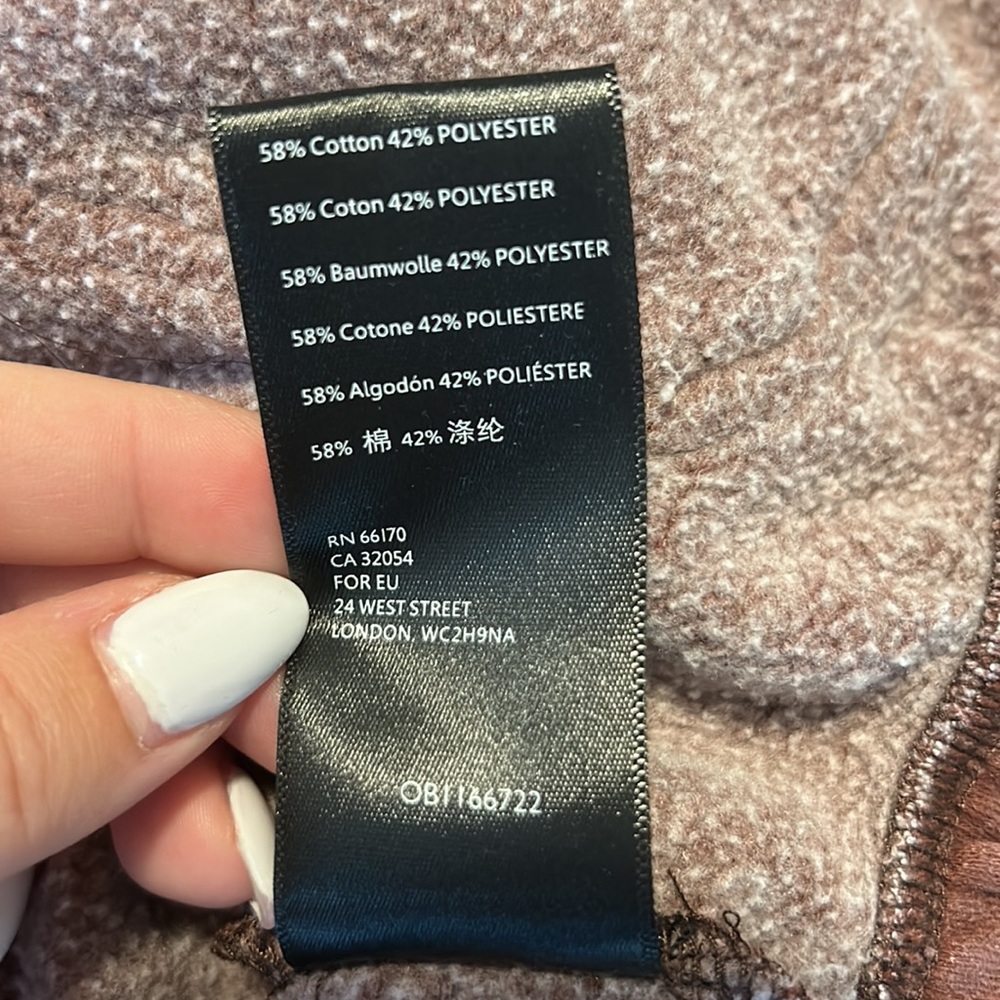 Urban Outfitters fleece cropped zip up hoodie - Picture 5 of 6